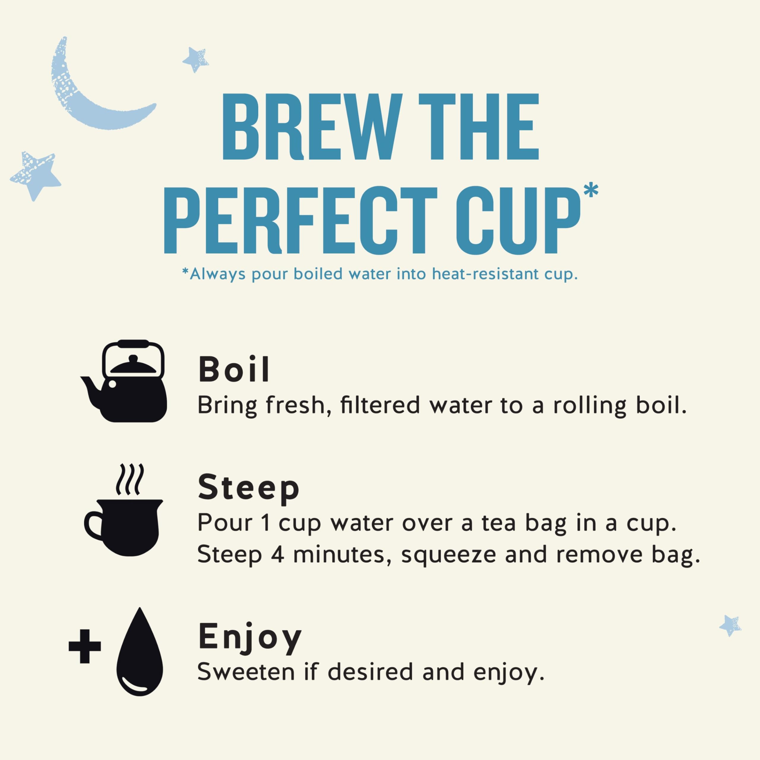 Valerian, chamomile, and spearmint in Celestial Seasonings Sleepytime Extra blend