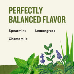Celestial Seasonings Sleepytime ingredients blend close-up with chamomile, spearmint, lemongrass