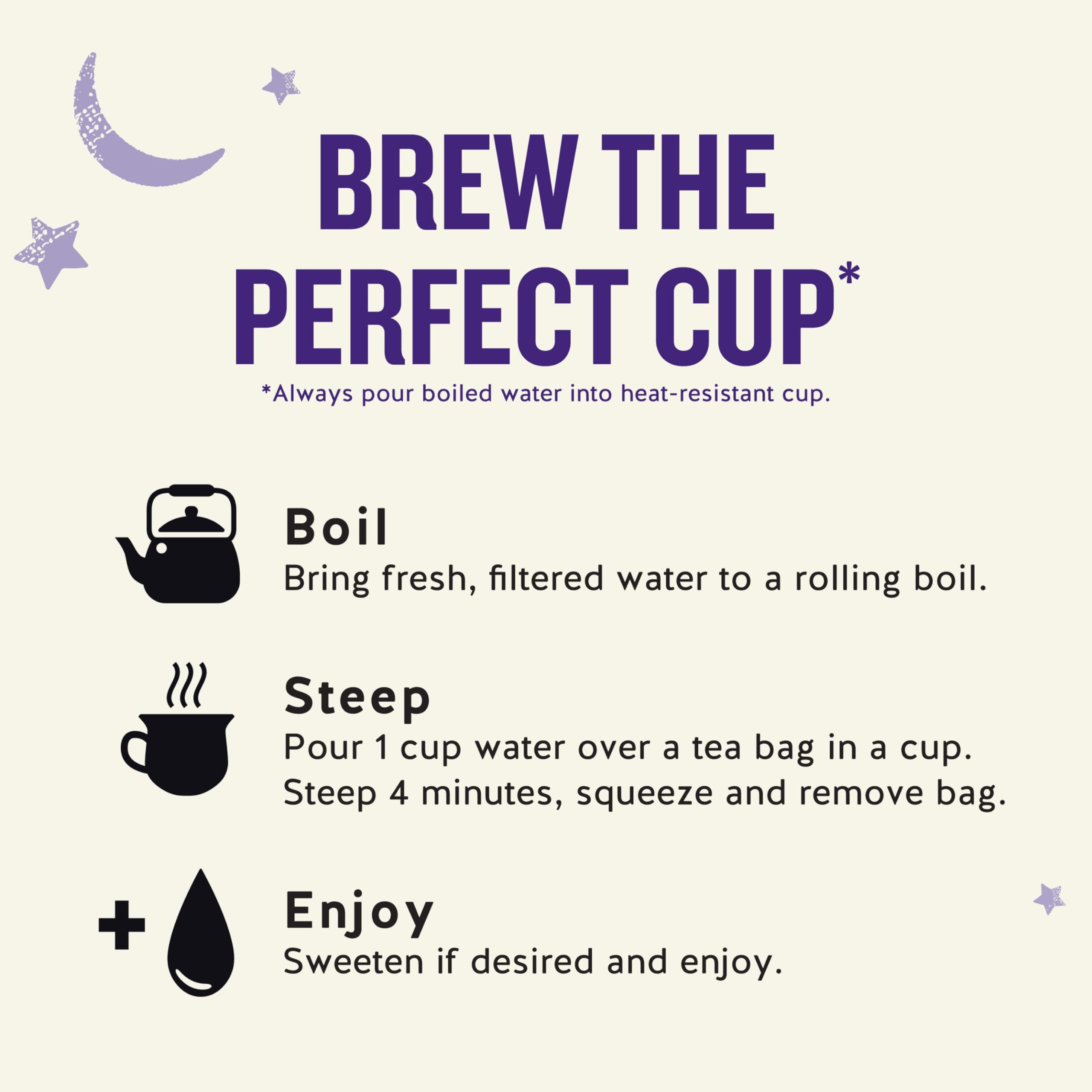 Celestial Seasonings Sleepytime Melatonin tea steam over a cozy nightstand