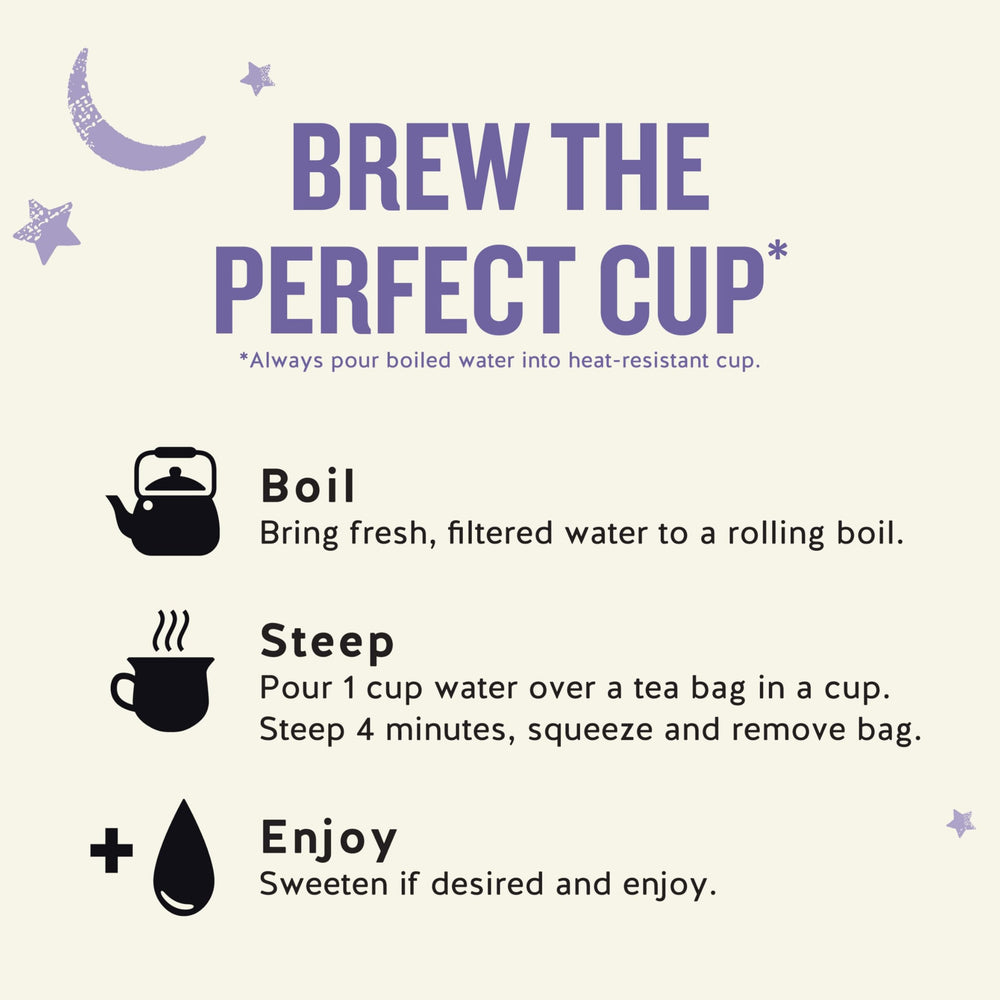 Sustainable packaging for Sleepytime Sinus Soother tea in recycled materials.