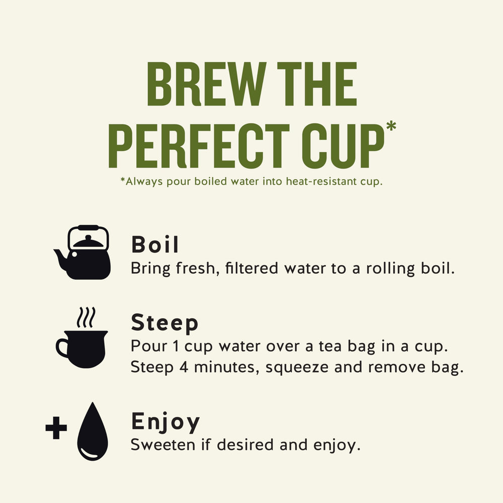 Sleepytime tea bags without strings emphasize waste reduction.