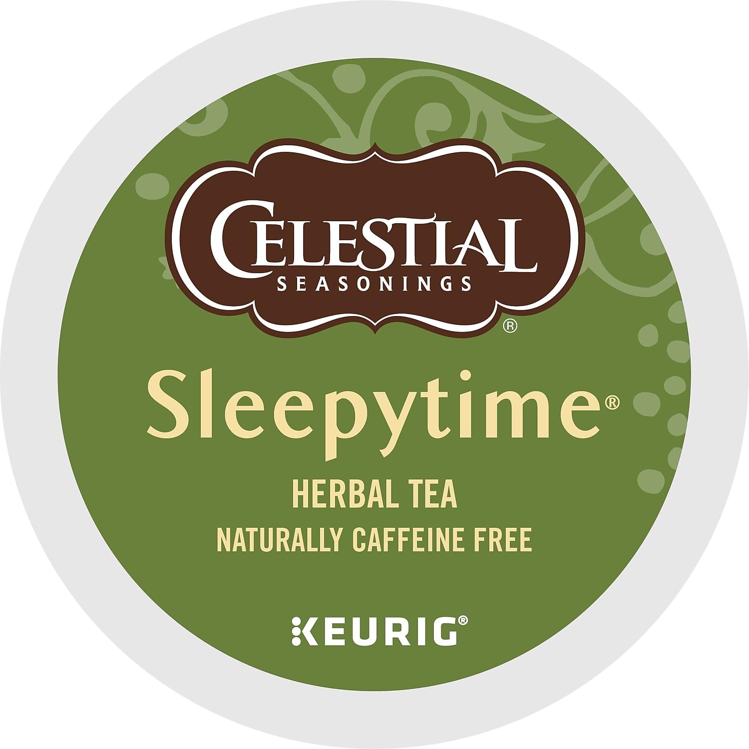 Steaming cup of Sleepytime tea creates a comforting aroma and calm