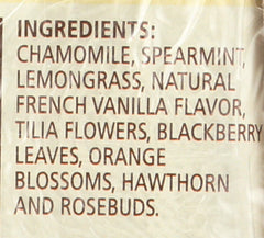 Celestial Seasonings Sleepytime Vanilla case pack displayed for pantry organization