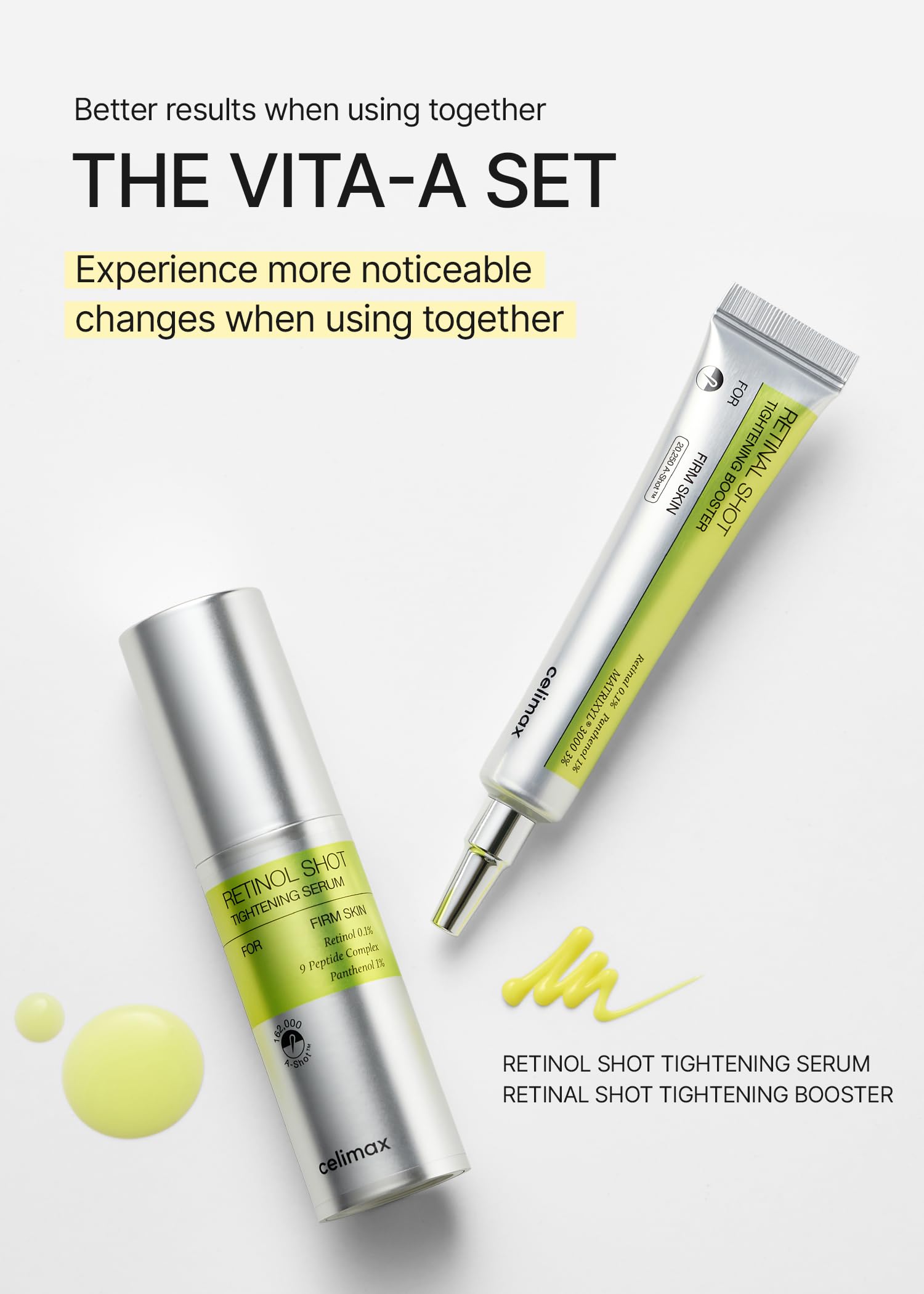Celimax Vita A Retinal Shot being applied to pores and fine lines