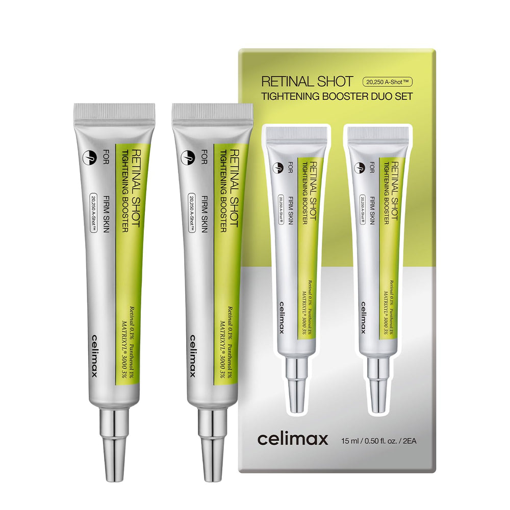 Celimax Vita A Retinal Shot bottle with pump for easy, precise application