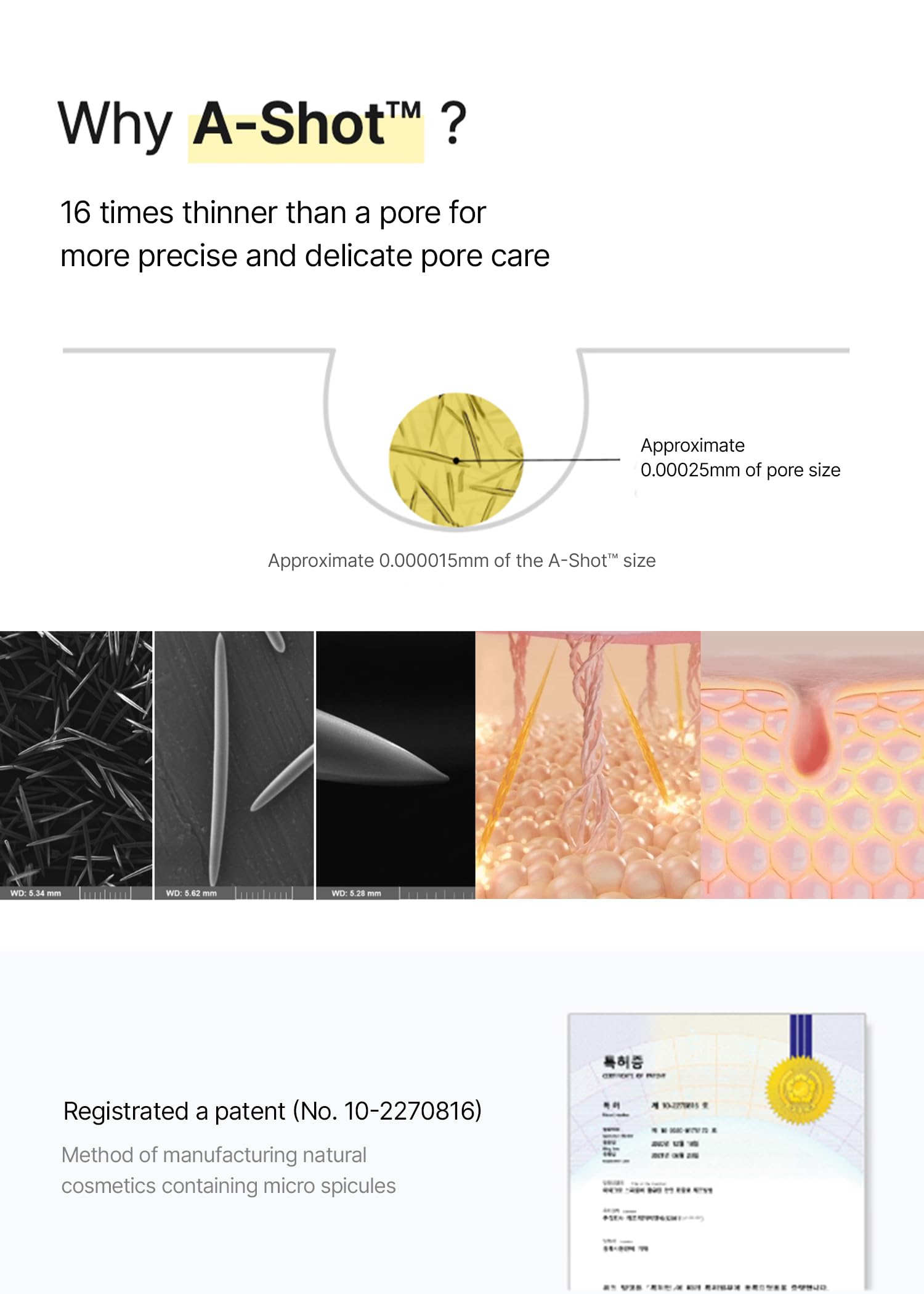 Celimax Vita A Retinal Shot ingredients label highlighting actives