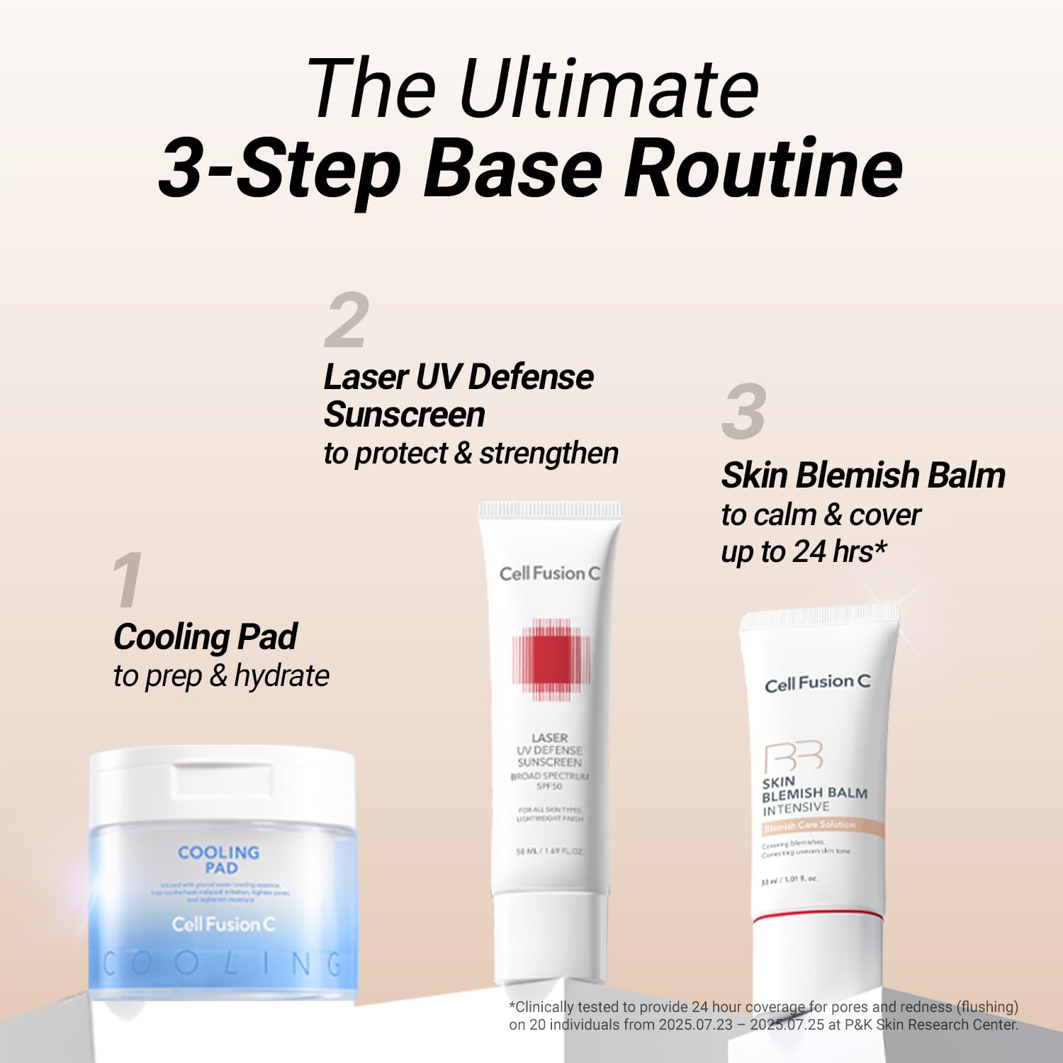 Hydration from hyaluronic acid provides a dewy look.