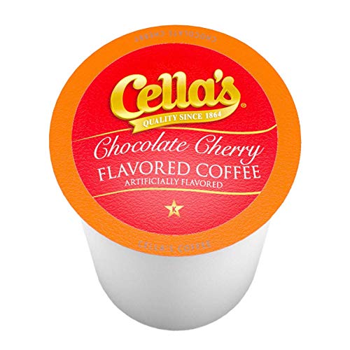 Premium Arabica beans in Cella's chocolate cherry blend