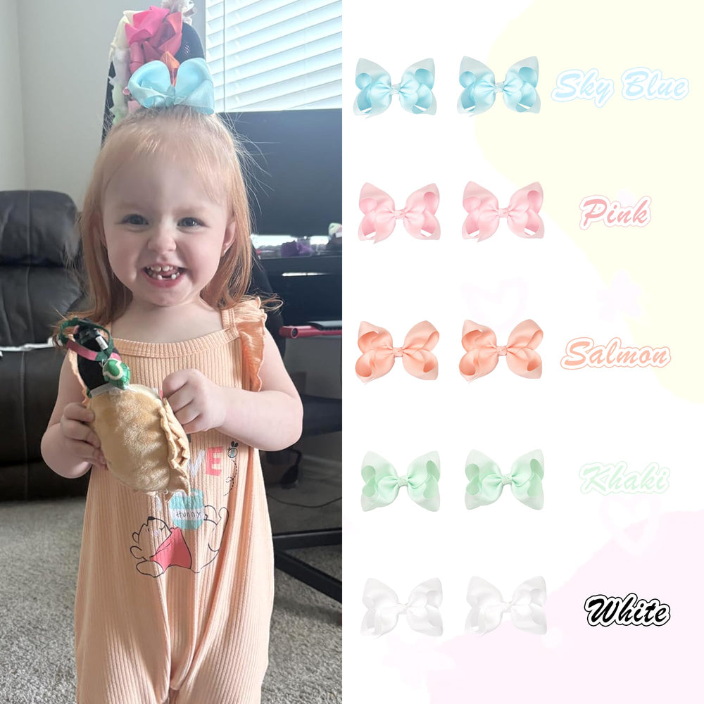 Celllot clip-on bows stay secure through play and activities.