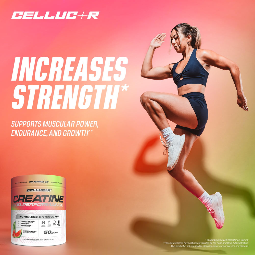 Cellucor Creatine Watermelon mixed glass after training