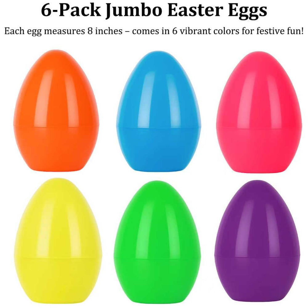 Celmuron 6-pack jumbo eggs for classroom rewards and festive decorating.