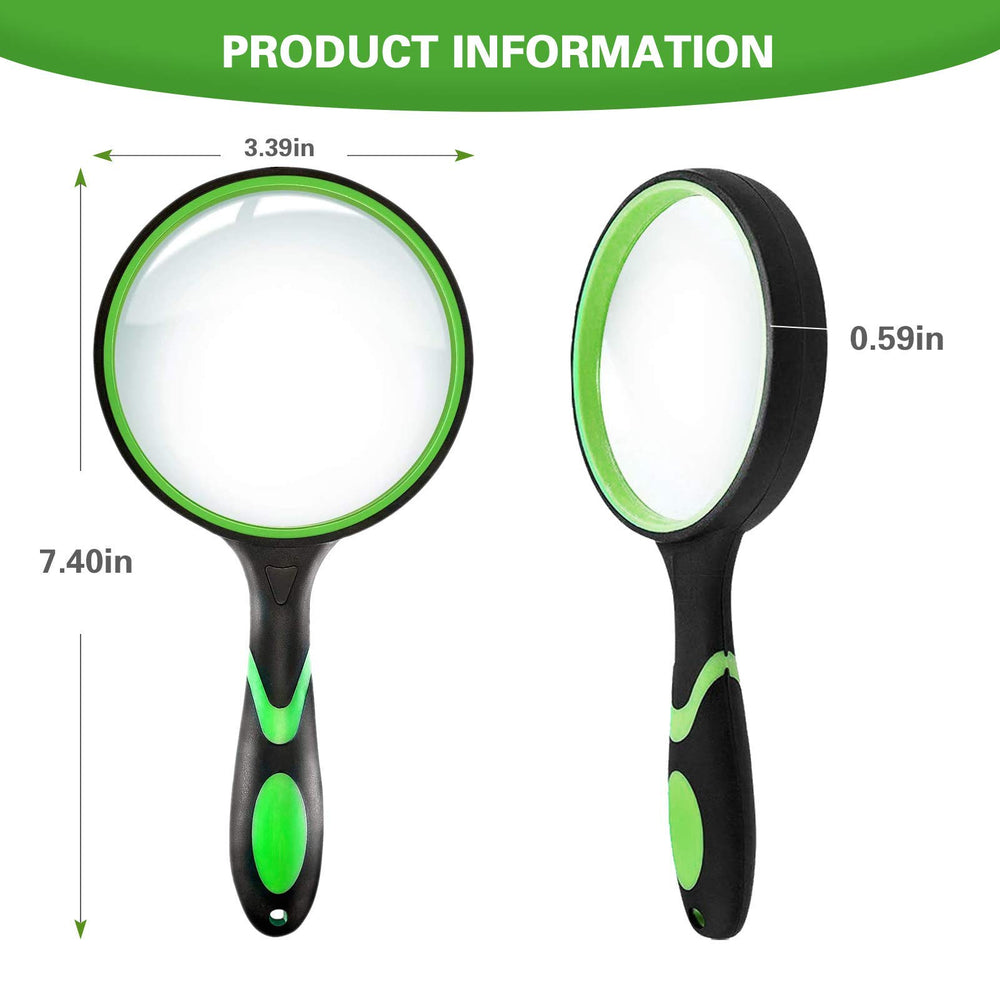 Celosia magnifying glass 75mm with non-slip handle for comfortable use