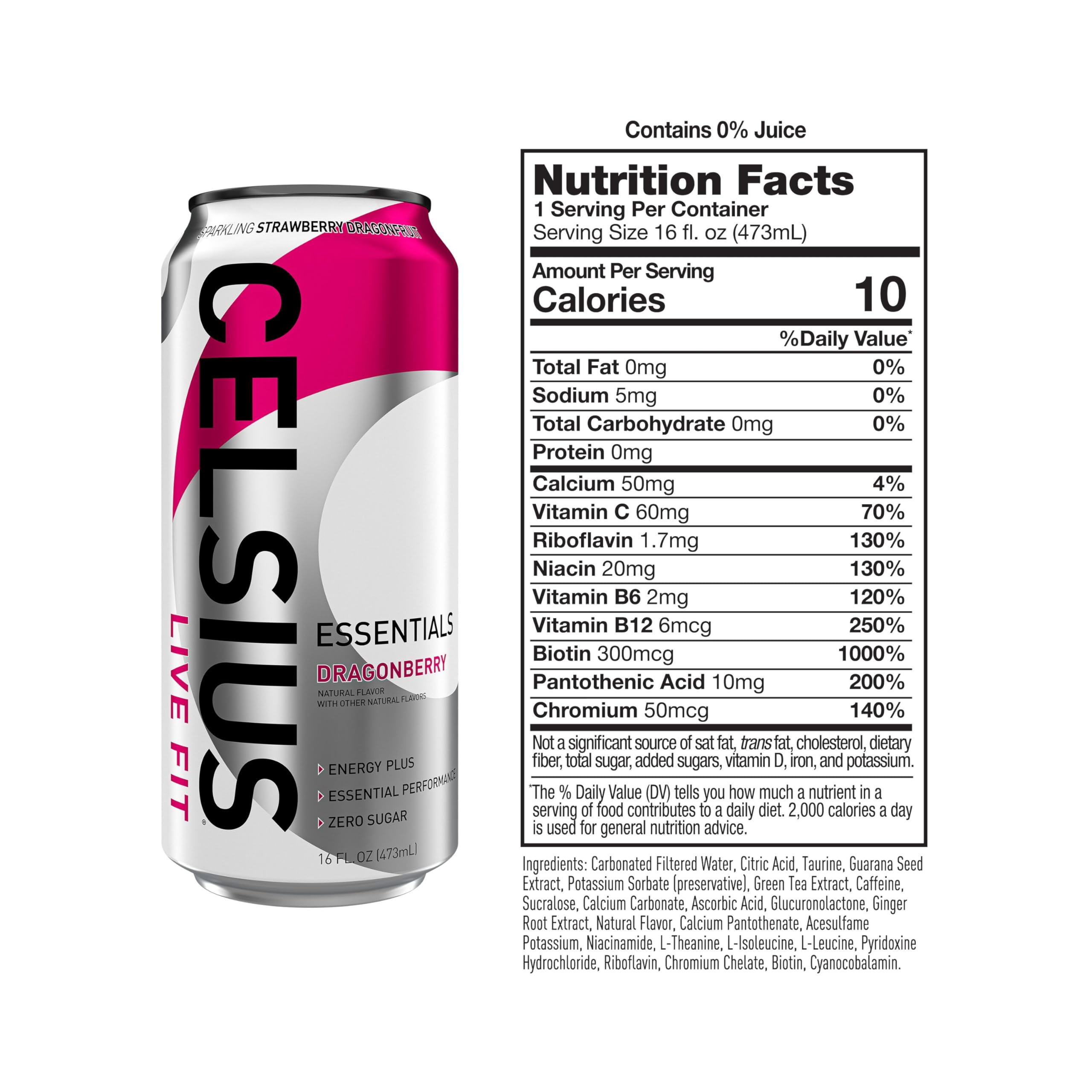 Dragonberry pour energizes training while remaining sugar-free.