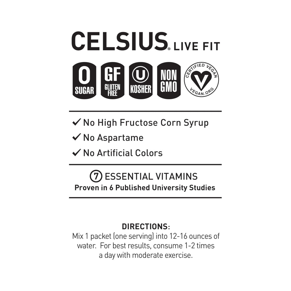Traveler using CELSIUS powder on-the-go for energy on the move