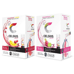 Celsius On-The-Go Dragonfruit Lime packet for zero sugar energy on the move.