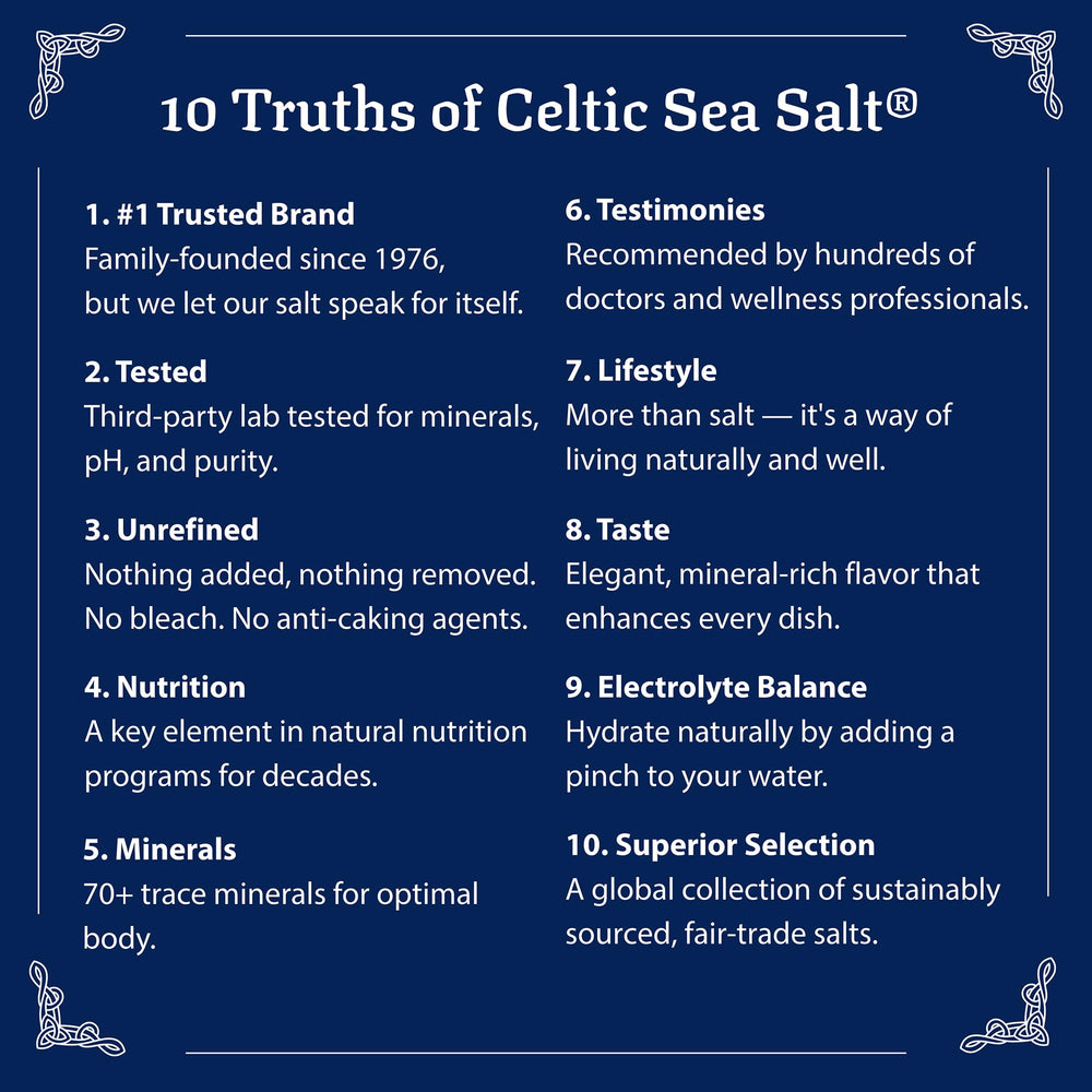 Celtic Sea Salt Fine Ground seasoning vegetables shows versatile kitchen applications.