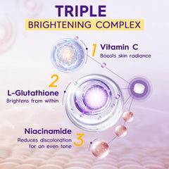 Cenffitio Vitamin C Niacinamide blend highlights brightening potential in a capsule.