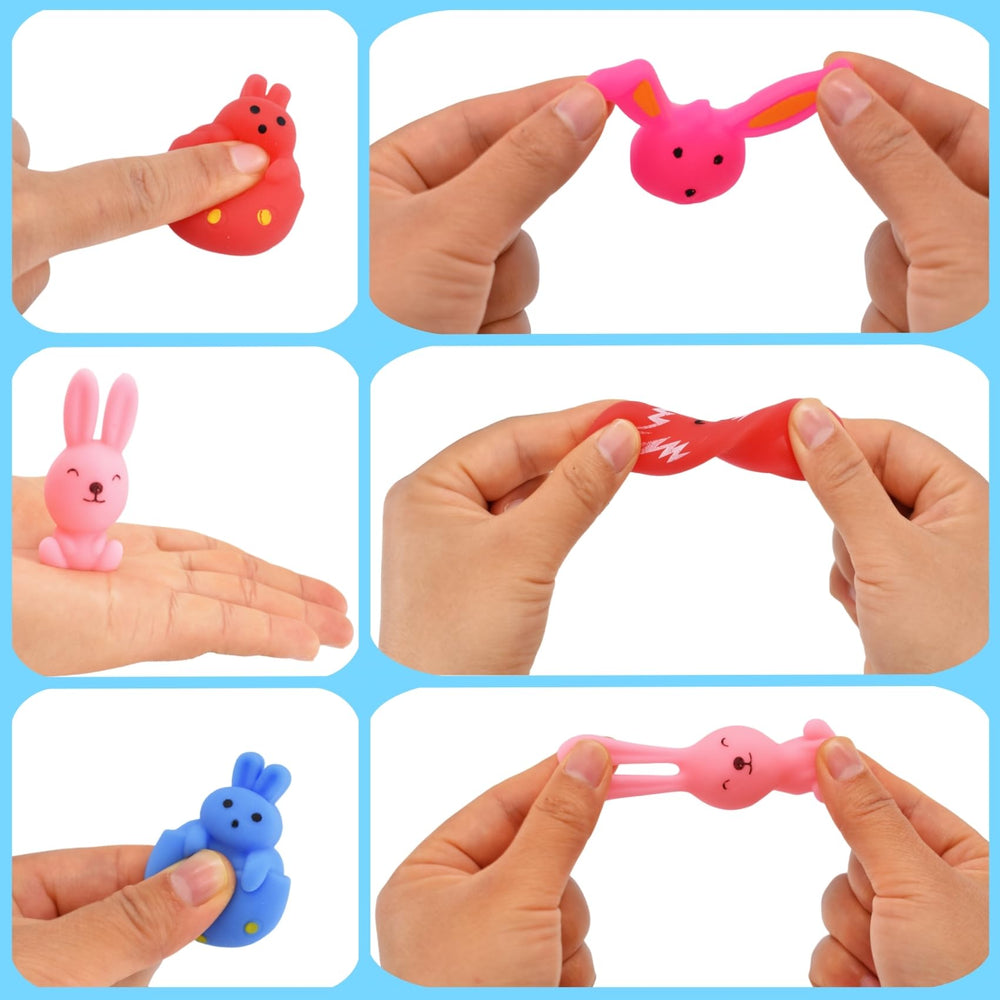 Cenmeytoy 24pcs Easter squishies displayed as a gift-ready set