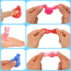Cenmeytoy 24pcs Easter squishies displayed as a gift-ready set