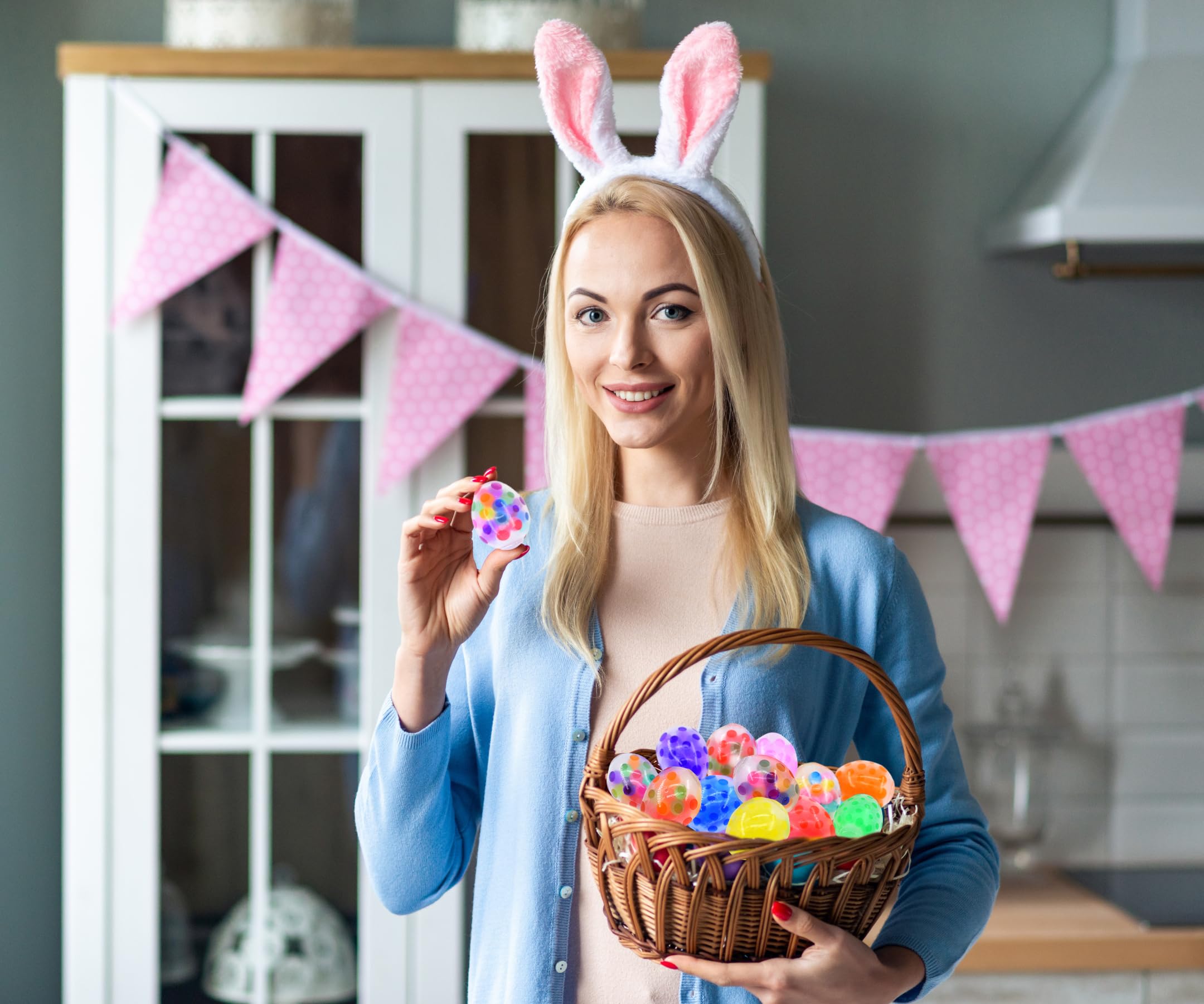 Cenmeytoy Easter egg fillers fit perfectly into Easter eggs.