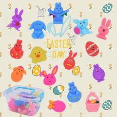 Cenmeytoy Easter squishies with individual packaging for easy gifting