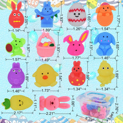 Cenmeytoy storage box keeps Easter squishies organized and ready to use