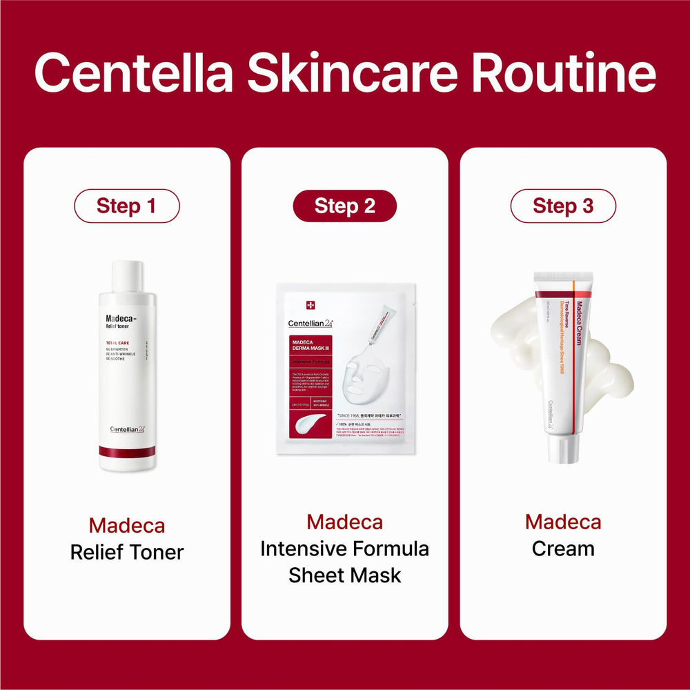 Centellian 24 Madeca Derma Mask product shot for 10-piece set