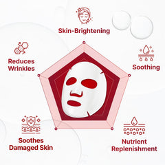 Centellian 24 Madeca Derma Mask sheet closeup highlights soft cotton texture