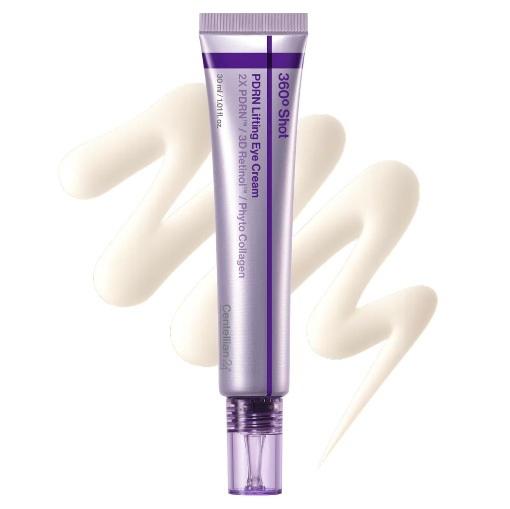 Centellian 24 eye cream bottle demonstrates firming and hydrating care for the eye area.
