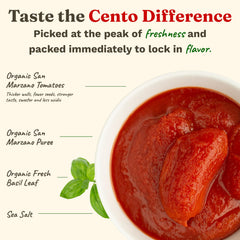 Grown in Italy's Sarnese Nocerino region with careful harvest.