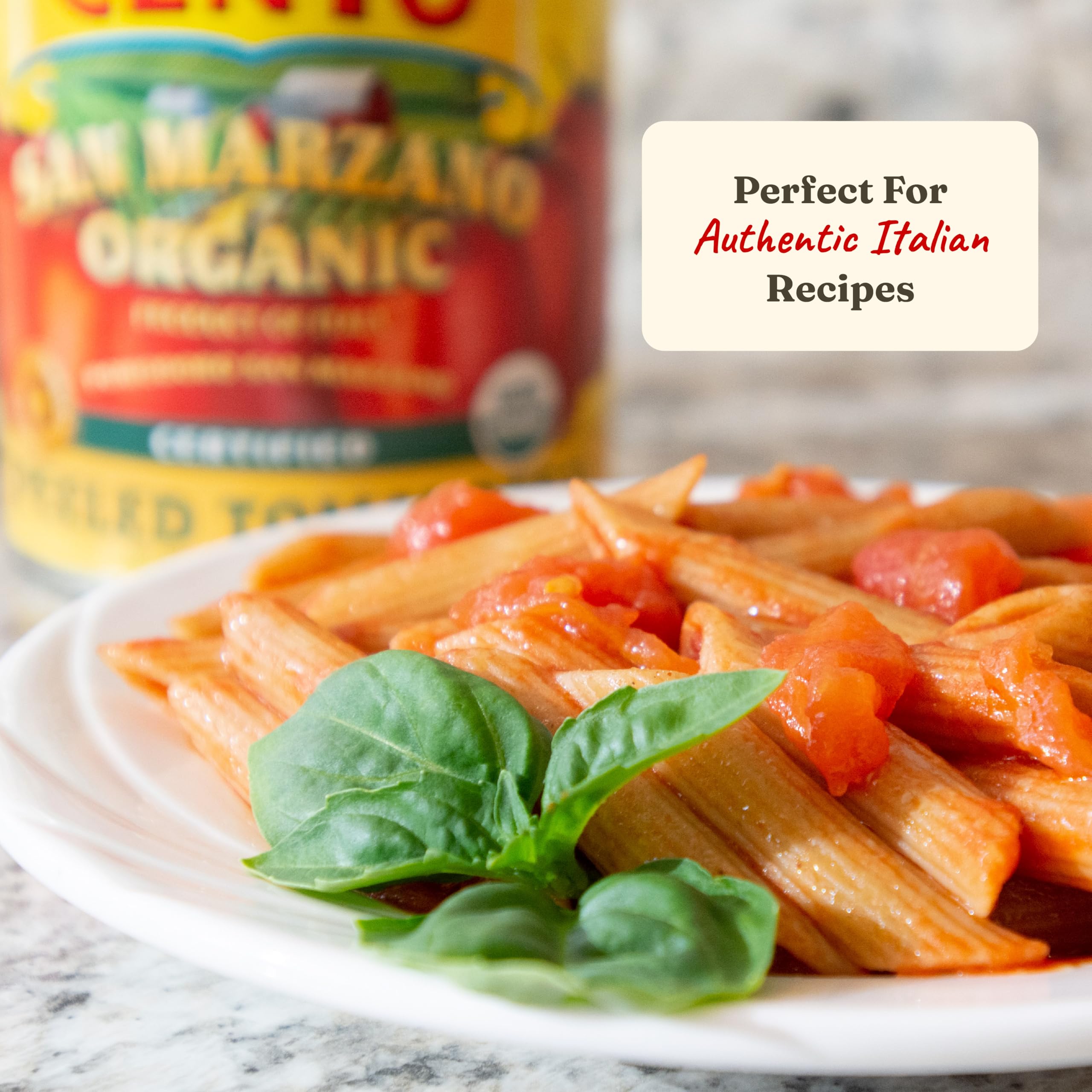 San Marzano tomatoes with thicker walls and lower acidity.