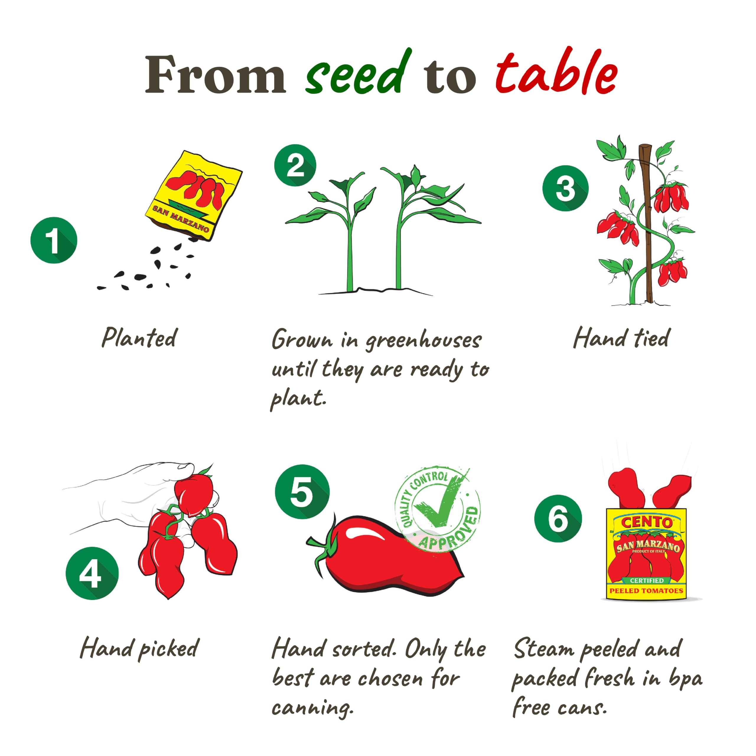 Certified organic tomatoes for robust, consistent flavor.