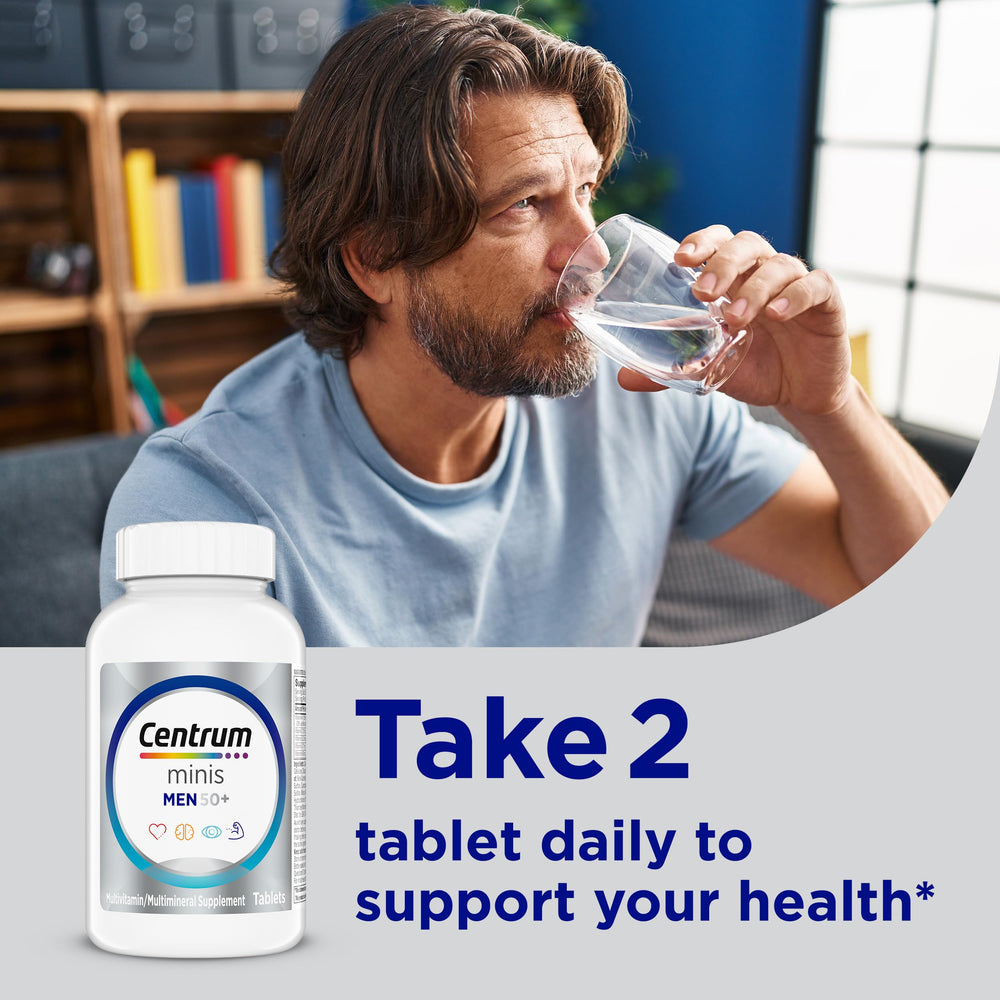 Centrum Minis Silver tablet swallow coating eases daily intake