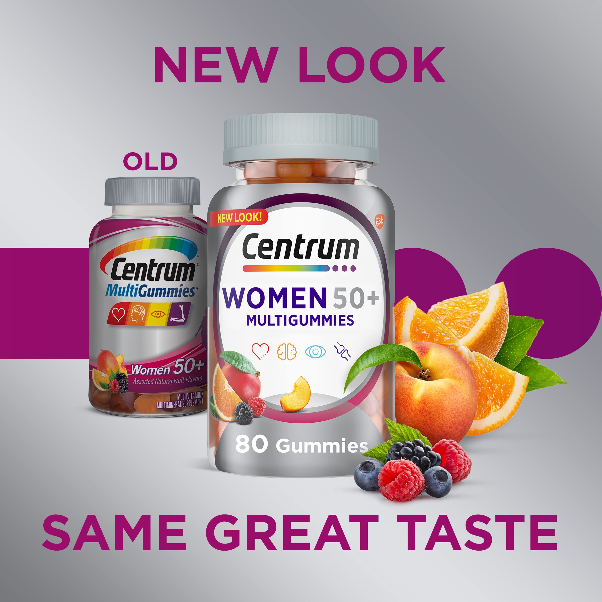 Centrum MultiGummies gluten-free packaging signals allergy-friendly use.