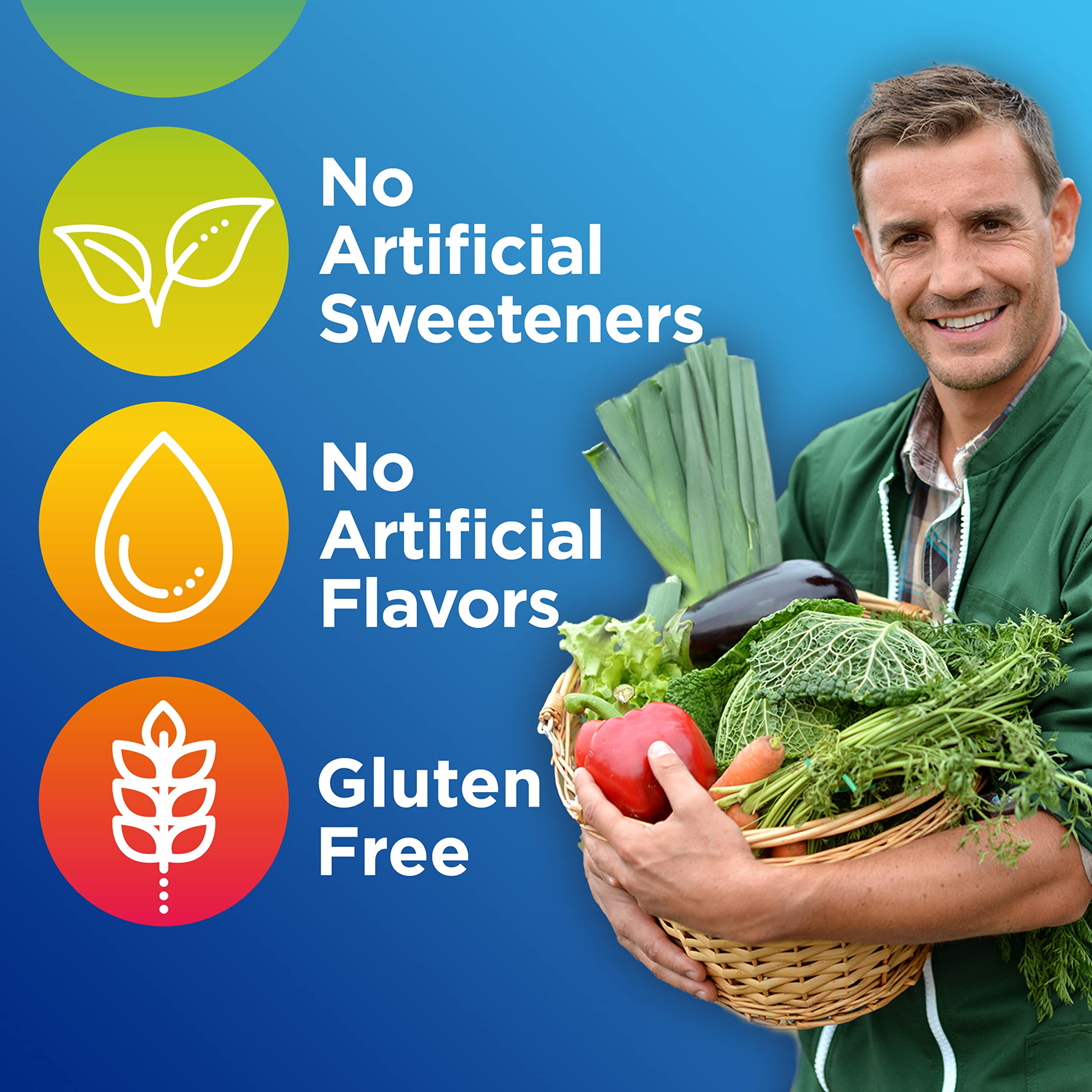 Centrum MultiGummies for Men berry flavor showing zinc and vitamin D balance.
