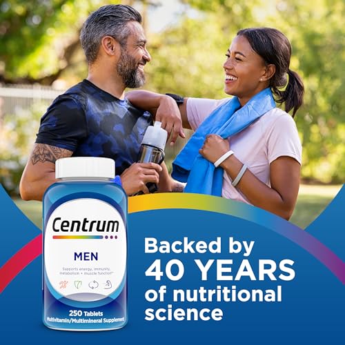 250-count bottle of Centrum Multivitamin for Men
