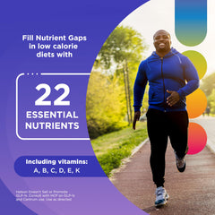 Centrum Nutrient Replenish ingredients label with 22 nutrients