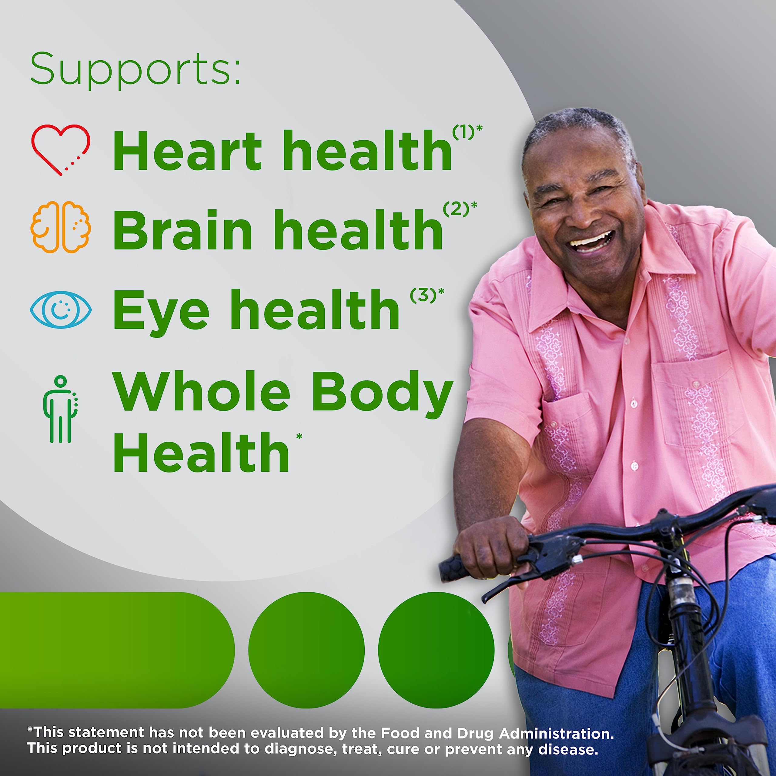 Centrum Silver label highlights vitamin D3 and calcium for bone health.