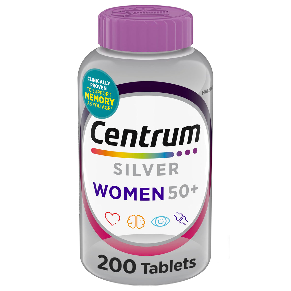 Centrum Silver bottle for daily bone and immune support.