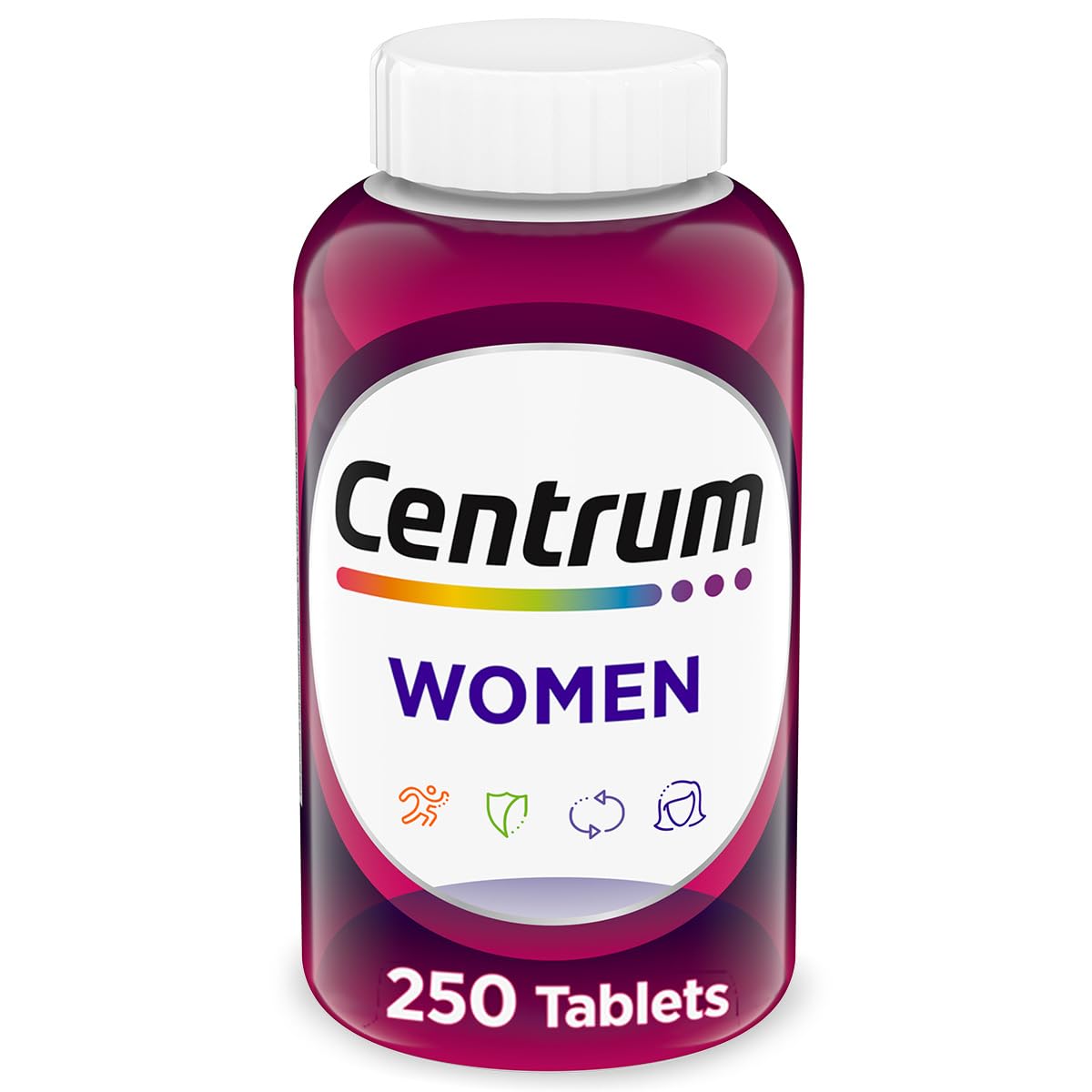 Centrum Women multivitamin bottle front for daily wellness