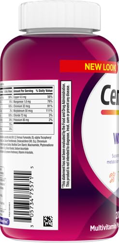 Centrum Women bottle pouring to show easy daily intake