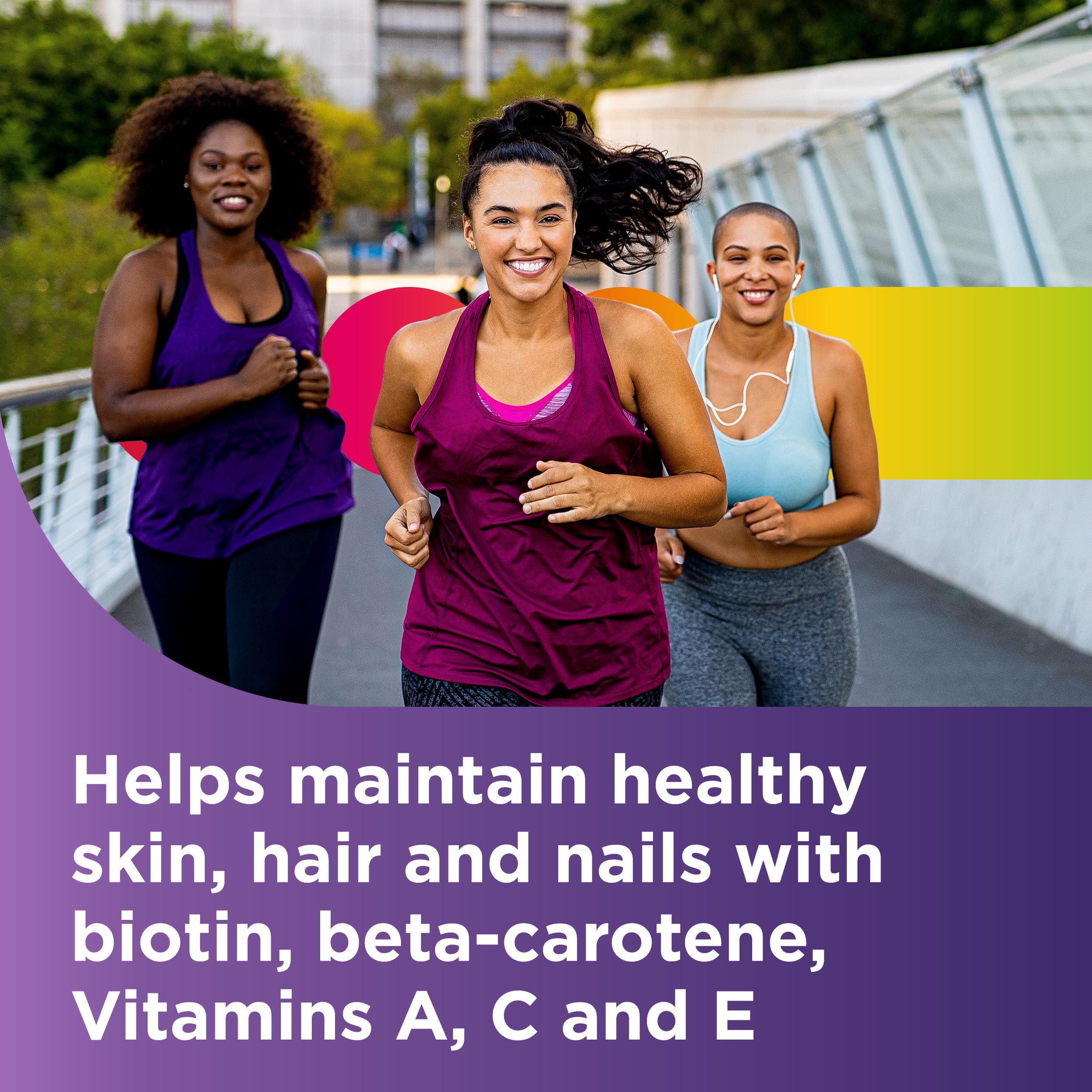 Centrum Women's Multivitamin tablets closeup for compact daily dose