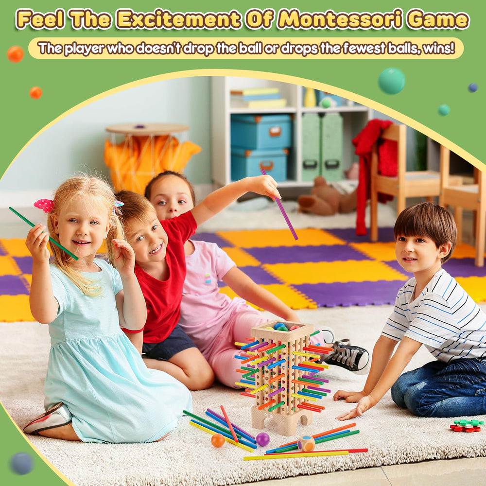 Centtechi wooden sticks in bright colors for hands-on counting and sorting.
