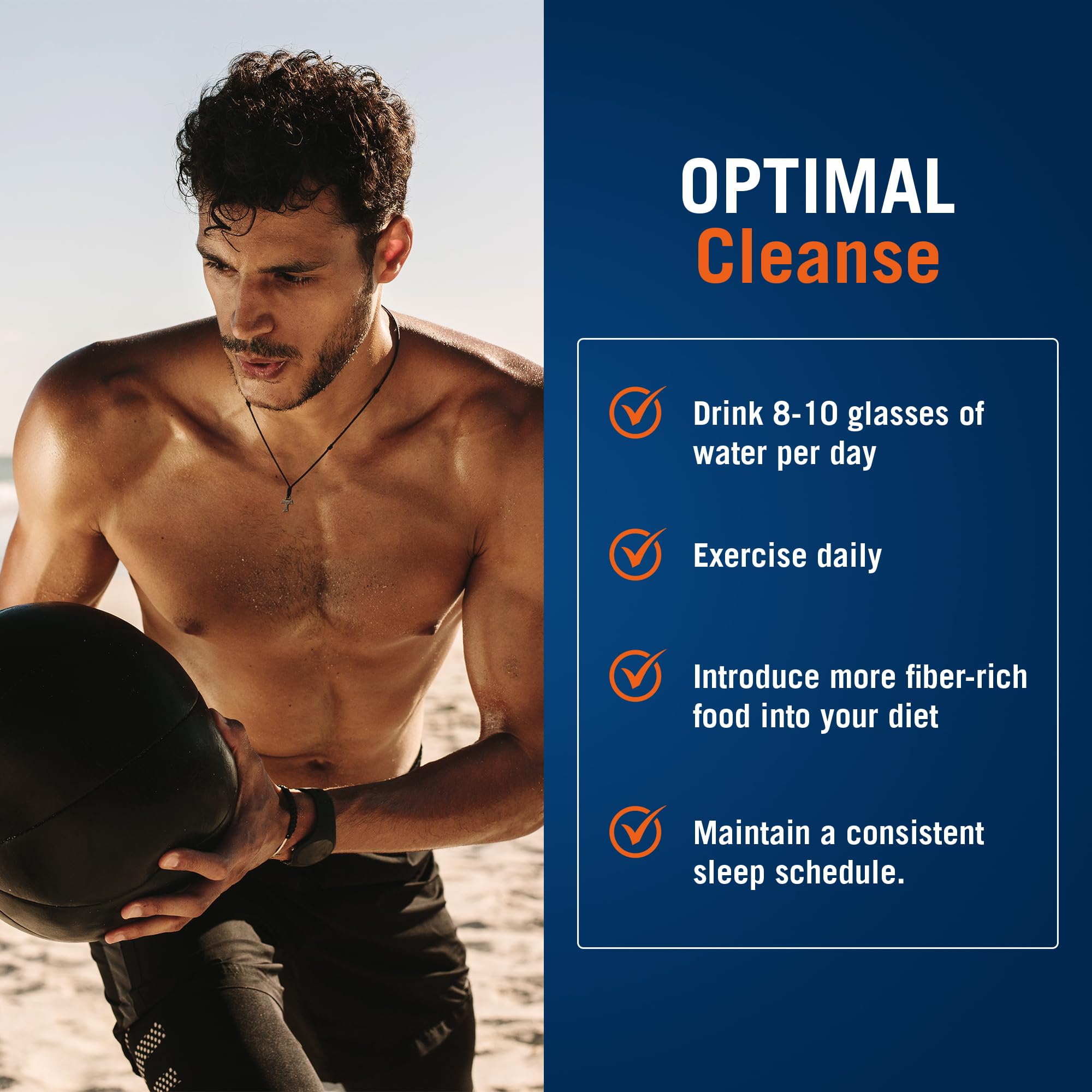 The Cleaner Detox packaging with a 7-day plan calendar visual.