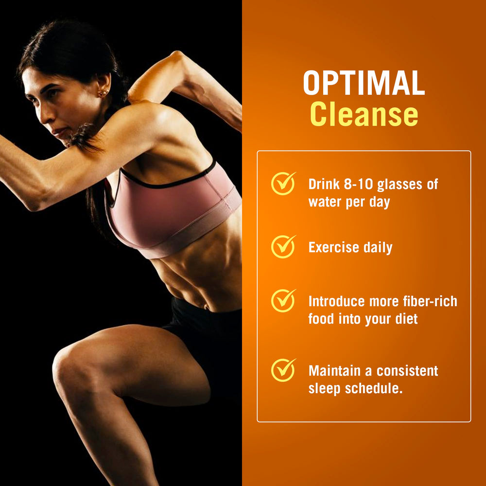 The Cleaner Detox dosage guide – four capsules per dose.