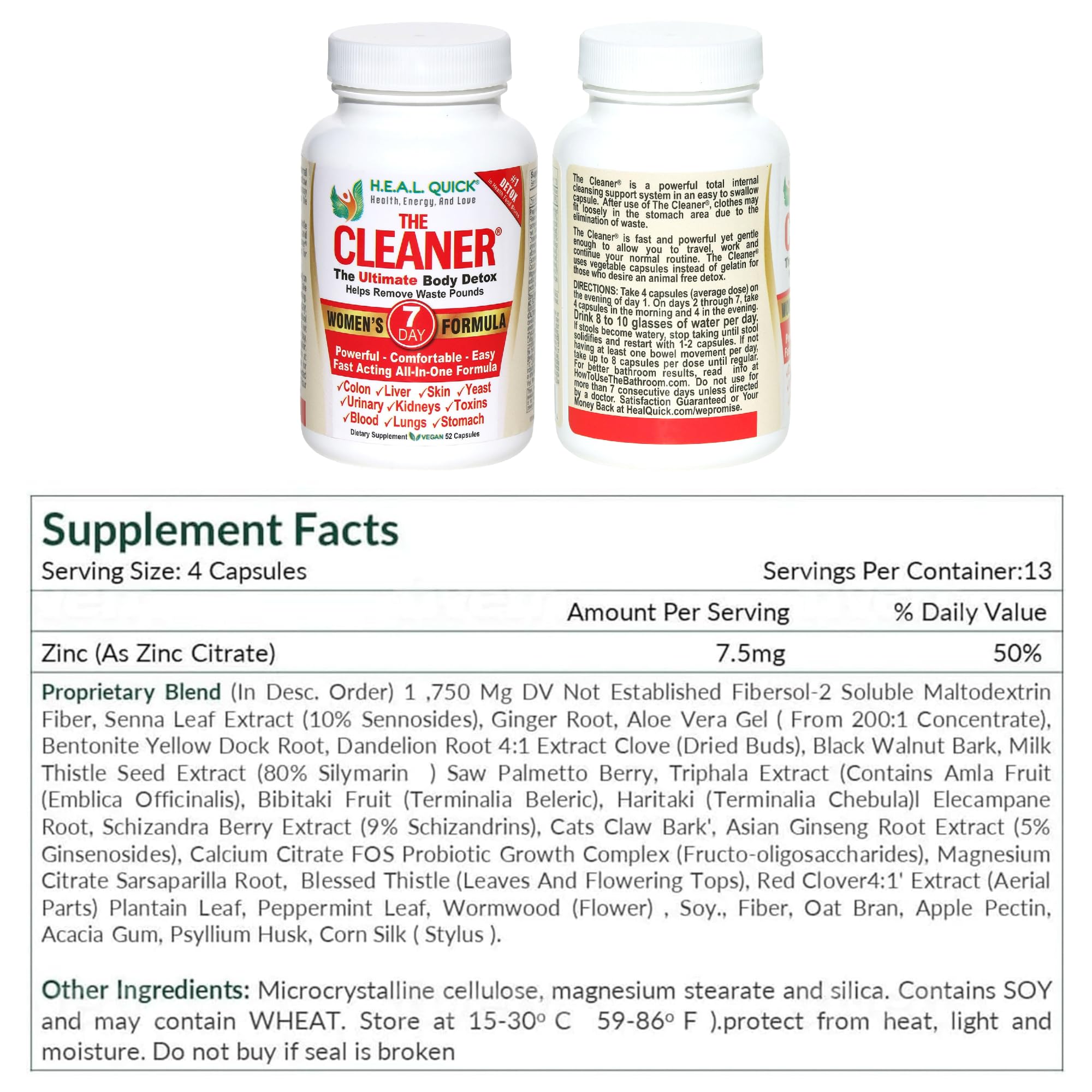 Century Systems The Cleaner Detox travel pack for on-the-go cleansing.