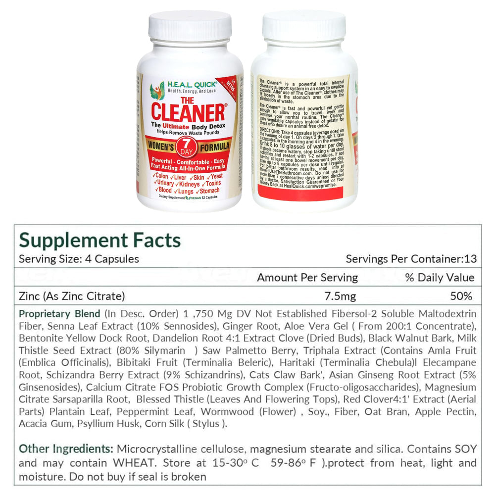 Century Systems The Cleaner Detox travel pack for on-the-go cleansing.