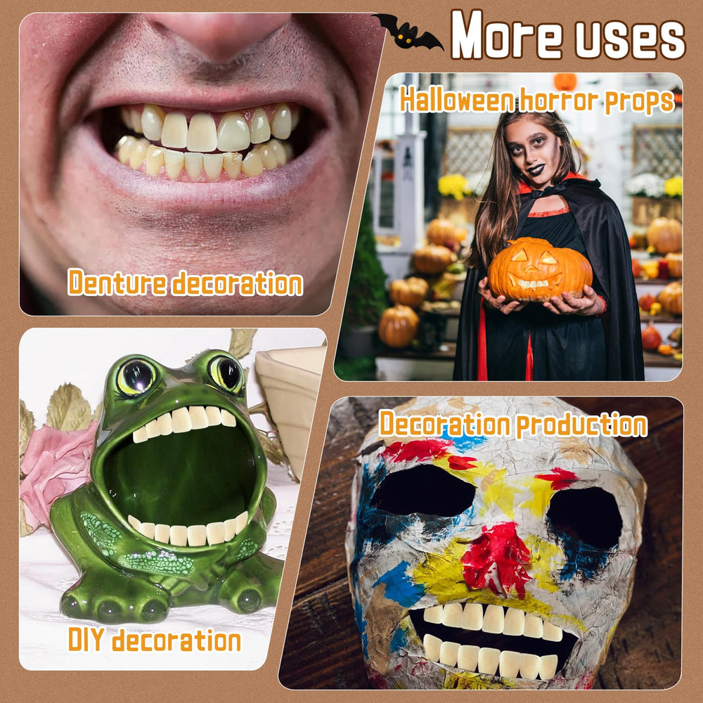 Ceonam denture teeth model for Halloween prop and dramatic visuals