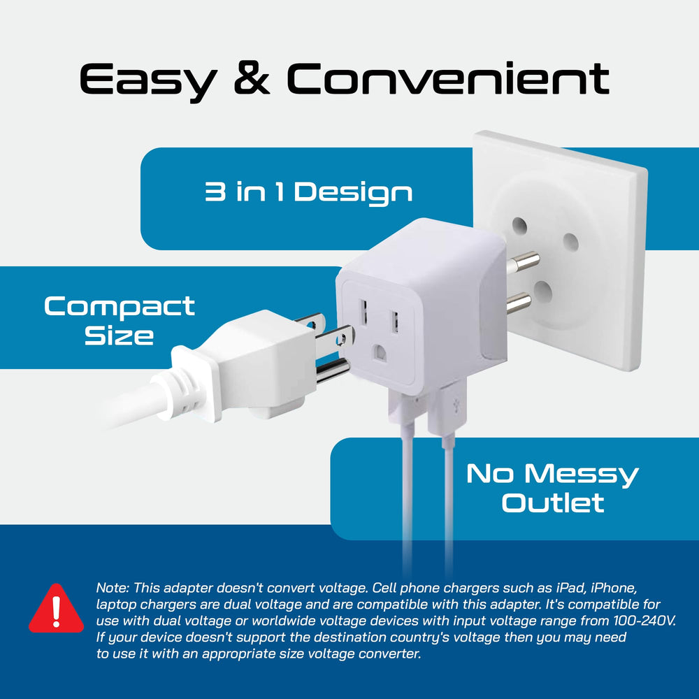 Ceptics durable build with lifetime warranty for frequent travelers.