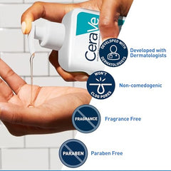 CeraVe Acne Control Cleanser foam lather ideal for daily cleansing.